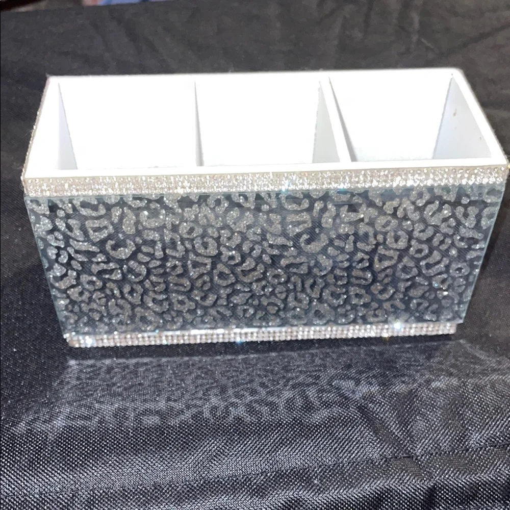 Nanette Lepore Silver Makeup Organizer